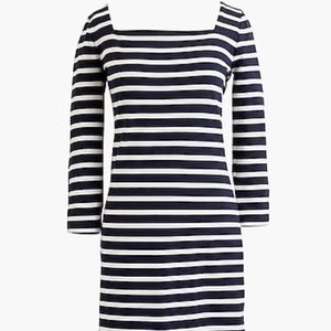 J.Crew striped square neck dress
